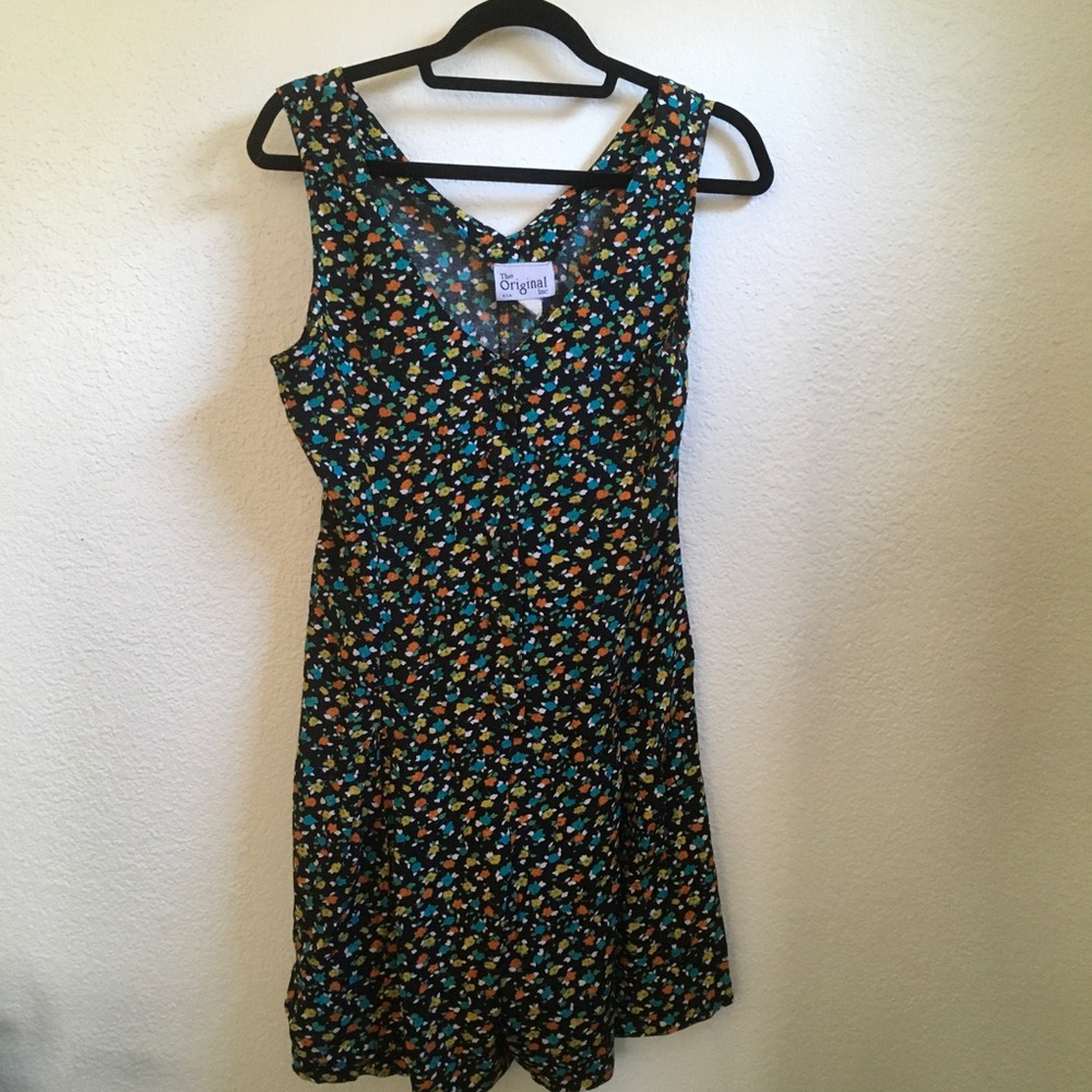 Vintage floral romper
